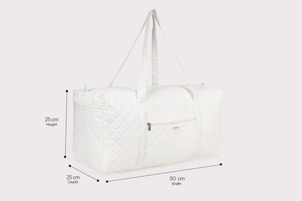 Large Travel Duffel Bag - Pearl