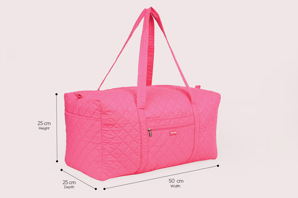 Large Travel Duffel Bag - Rose milk