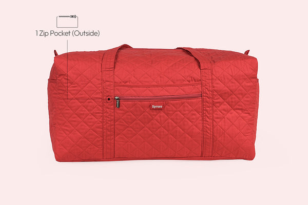 Large Travel Duffel Bag - Scarlet