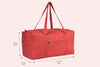 Large Travel Duffel Bag - Scarlet