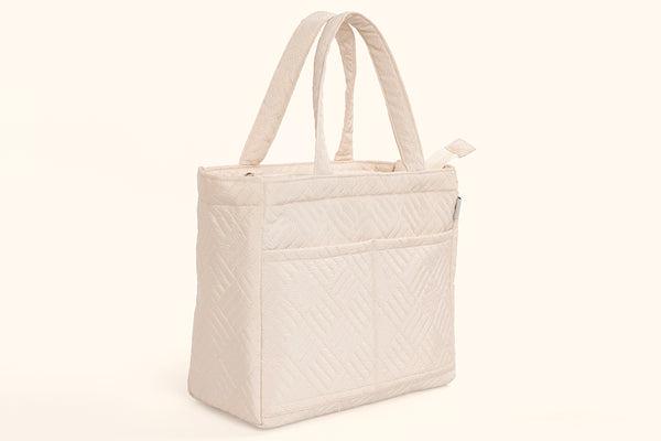 Lunch Bag (2 Pocket) - Cream