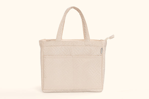 Lunch Bag (2 Pocket) - Cream