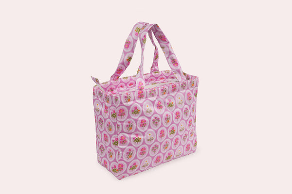 Lunch Bag (2 Pocket) - Pink Rush