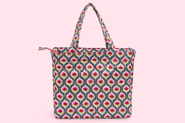 Lunch Bag (2 Pocket) - Purple Bloom
