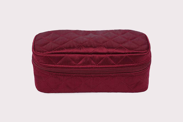 Make up organiser (small) - Crimson