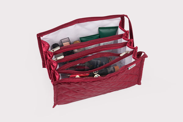 Multi-Compartment Organiser - Crimson