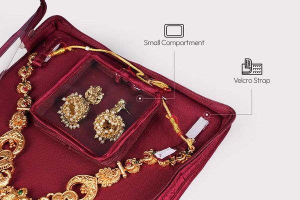 Jewellery Organiser (8P 2XL) - Crimson