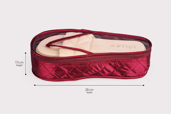 Compact Footwear Organiser - Crimson