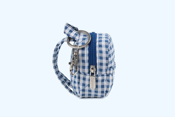 Miniature (Backpack) - Blue Checks