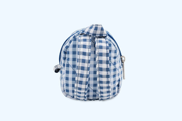 Miniature (Backpack) - Blue Checks