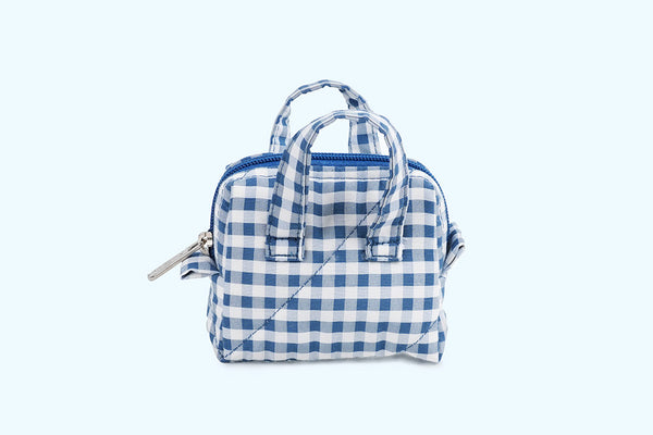 Miniature (Handbag) - Blue Checks