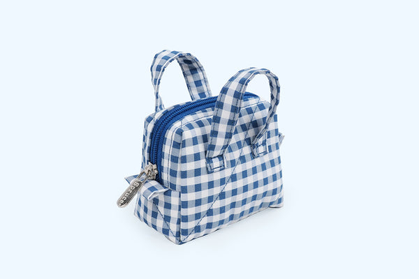 Miniature (Handbag) - Blue Checks