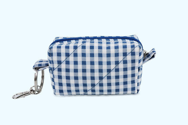 Miniature (Pouch) - Blue Checks