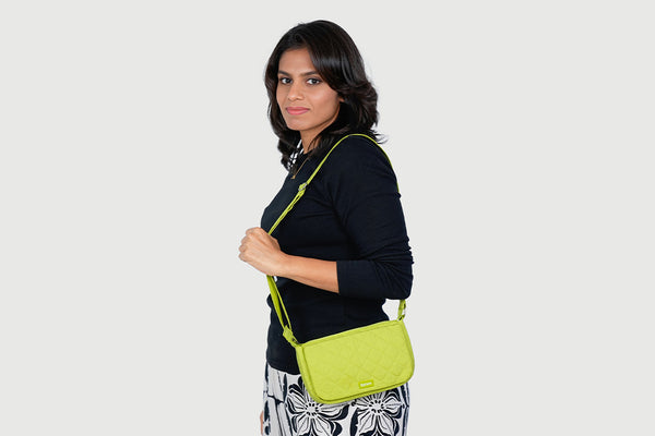 Multi Pocket Sling Bag - Avocado