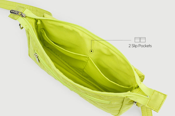 Multi Pocket Sling Bag - Avocado