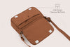 Multi Pocket Sling Bag - Chocolate