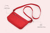 Multi Pocket Sling Bag - Scarlet