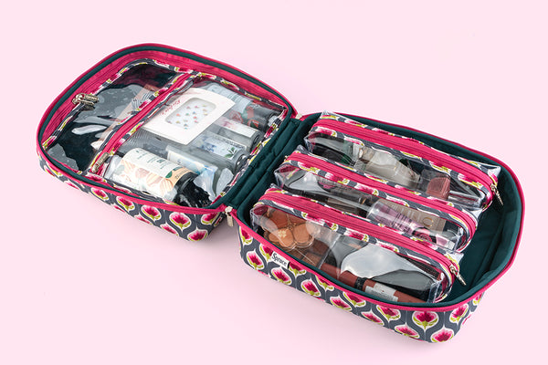 Multipurpose Pouch (3D) - Purple Bloom