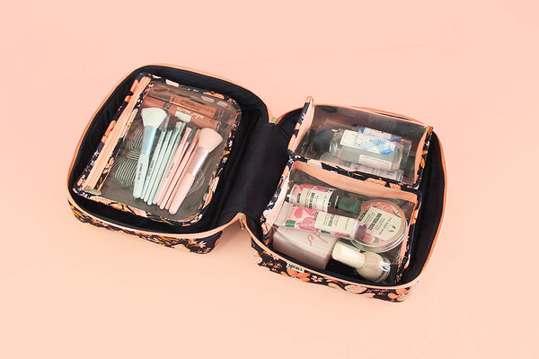 Multipurpose Pouch (4D) - Peach Petals