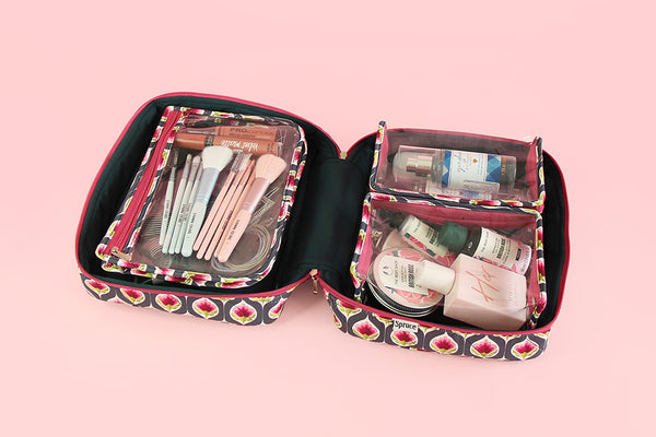 Multipurpose Pouch (4D) - Purple Bloom