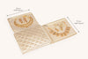 Jewellery Organiser (4 Flap) - Oatmeal