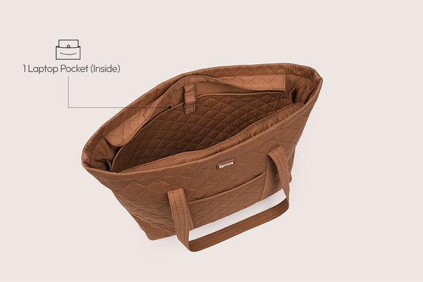 Office Tote Bag - Chocolate