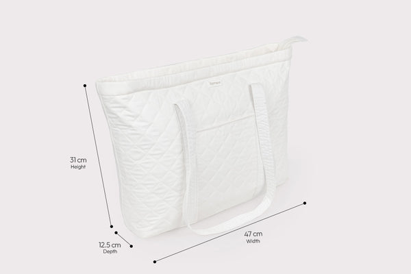 Office Tote Bag - Pearl