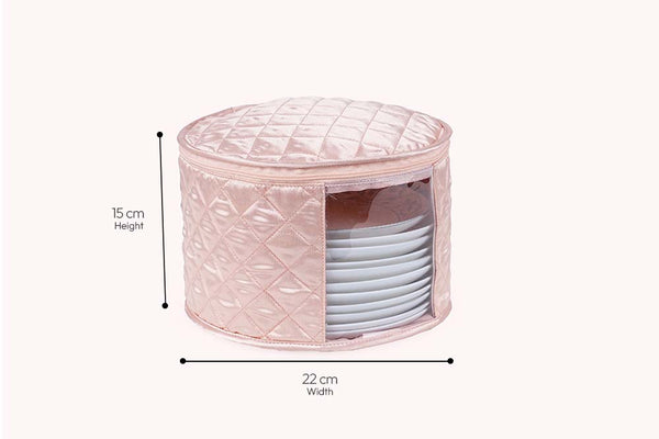 Plate Organiser – Champagne Pink (Quarter Plate Size)