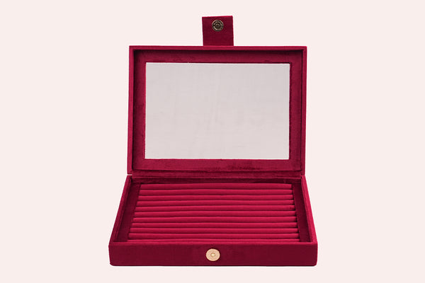 Ring Box - Maroon