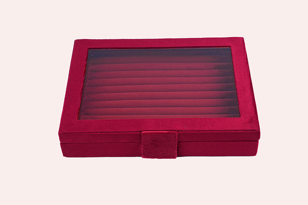 Ring Box - Maroon