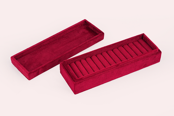 Ring box (small) - Maroon