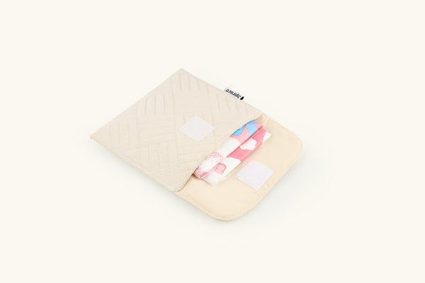 Sanitary Napkin Pouch - Cream