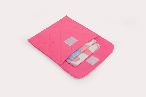 Sanitary Napkin Pouch - Rose Milk