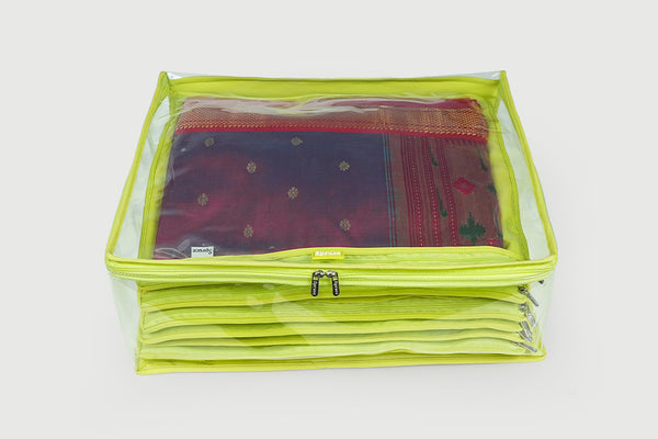 Saree/ Dress Cover (6 Sleeves) – Avocado