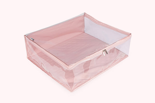 Saree/ Dress Cover (6 Sleeves) – Champagne Pink