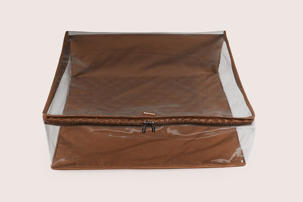 Saree/ Dress Cover (6 Sleeves) – Chocolate