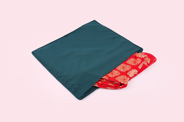 Saree/ Dress Cover (6 Sleeves) – Purple Bloom