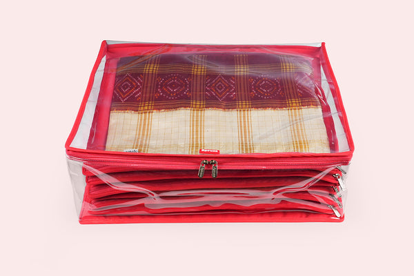 Saree/ Dress Cover (6 Sleeves) – Scarlet