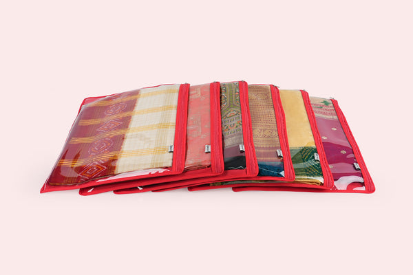 Saree/ Dress Cover (6 Sleeves) – Scarlet