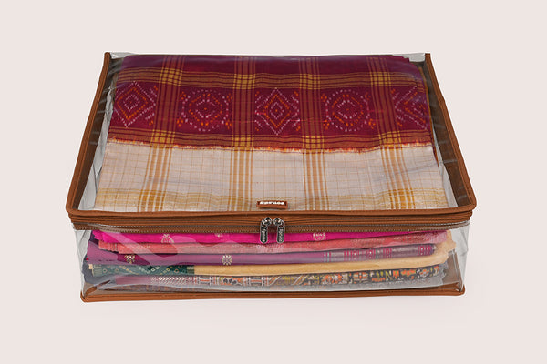 Saree/ Dress Cover – Chocolate