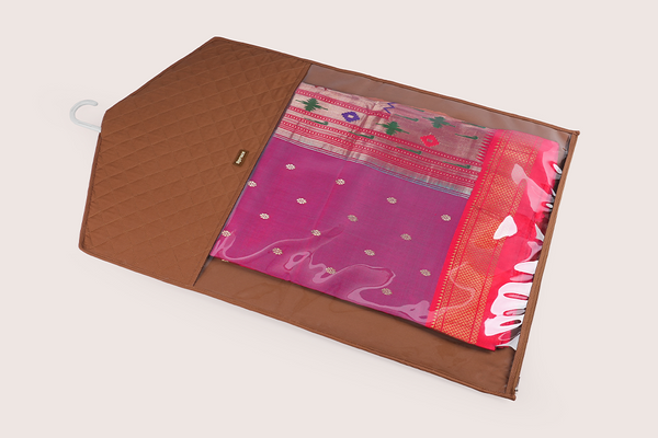 Saree/Dress Organiser (Hanging) - Chocolate