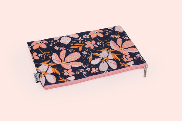 Simple Pouch - Peach Petals