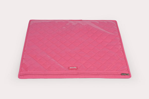 Single Saree/ Dress Cover – Rose milk