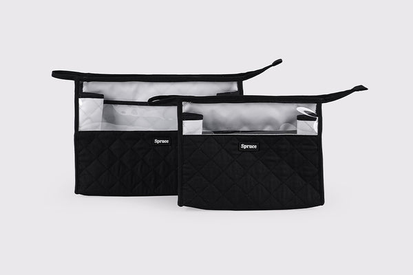 Single Zip (Set of 2) - Charcoal