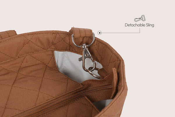 Sling Bag (2 Pocket) - Chocolate