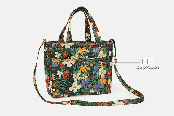 Sling Bag (2 Pocket) - Petal Poetry