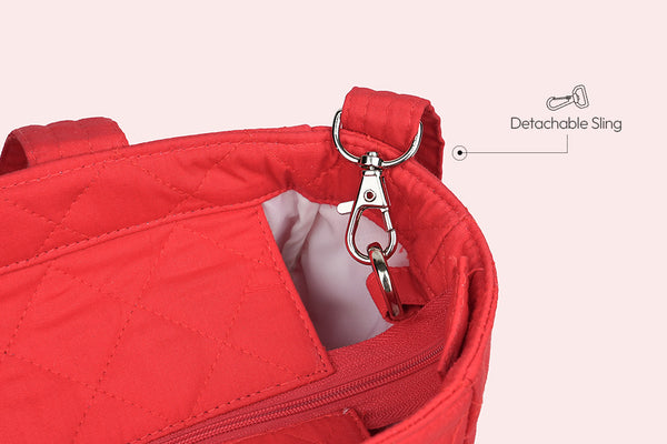 Sling Bag (2 Pocket) - Scarlet