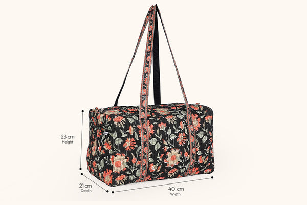 Small Travel Duffel Bag - Coral Dust