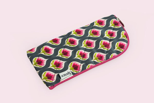 Sunglass Case - Purple Bloom