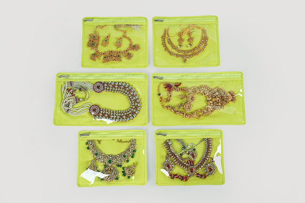 Transparent Jewellery Organiser - Avocado